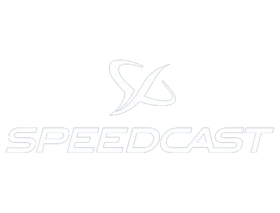 Logo Speedcast Branca